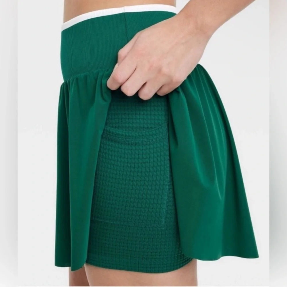 All in Motion Emerald Skater Skirt